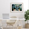 Stupell Industries Floral Fountain Courtyard Framed Print Under Glass Art - 3 of 4