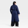 Women's Faux Suede Trench - A New Day™ - 2 of 3