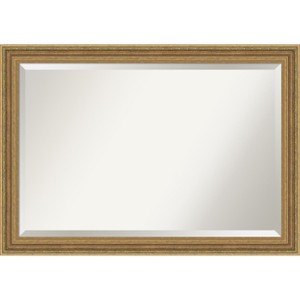 Amanti Art Elliot Gold Beveled Framed Bathroom Vanity Wall Mirror - 1 of 4