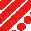 Unique Bargains Bicycle Racing Helmets PET Vehicle Waterproof Reflective Tape Red 2 Set - 3 of 4