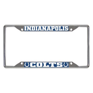 NFL Indianapolis Colts Stainless Steel License Plate Frame - 1 of 3