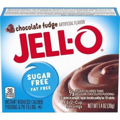 JELL-O Instant Sugar Free-Fat Free Chocolate Fudge Pudding & Pie Filling - 1.4oz