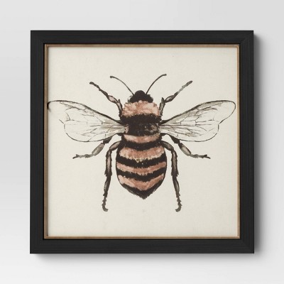 (3pk) 12&#34; x 12&#34; Bees Framed Wall Canvases - Threshold&#8482;