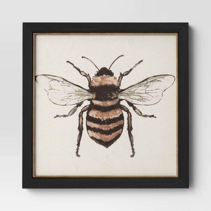 (3pk) 12&#34; x 12&#34; Bees Framed Wall Canvases - Threshold&#8482;, 6 of 15