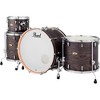 Pearl Session Studio Select 4-Piece Shell Pack With 24" Bass Drum Black Satin Ash - 3 of 4