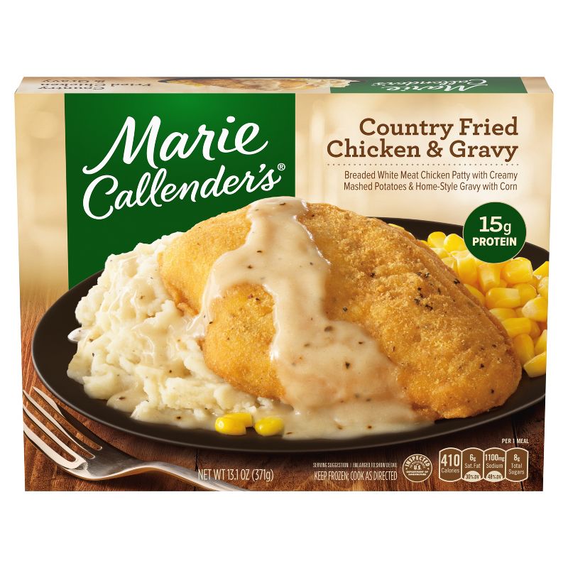 Marie Callender&#39;s Frozen Country Fried Chicken &#38; Gravy - 13.1oz, 1 of 5