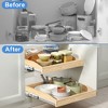 LOVMOR Pull Out Cabinet Organizer 10.5" W x 21" D, Soft Close Slide Out Drawer Storage for Kitchen, Pull-Out Organizer Storage for Base Cabinet - 4 of 4