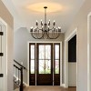 Baoure 52-Light Black Farmhouse Chandeliers, 71-in Vintage Candle Large Chandelier for Entryway Kitchen Island Foyer - 4 of 4
