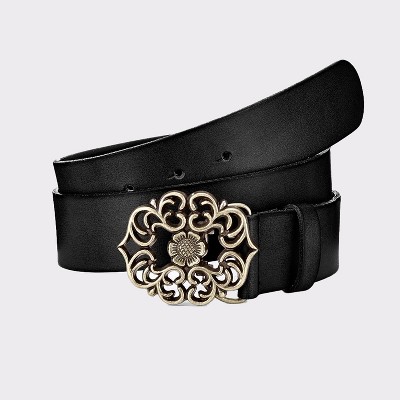 Women's Ornate Leather Belt - LASCANA