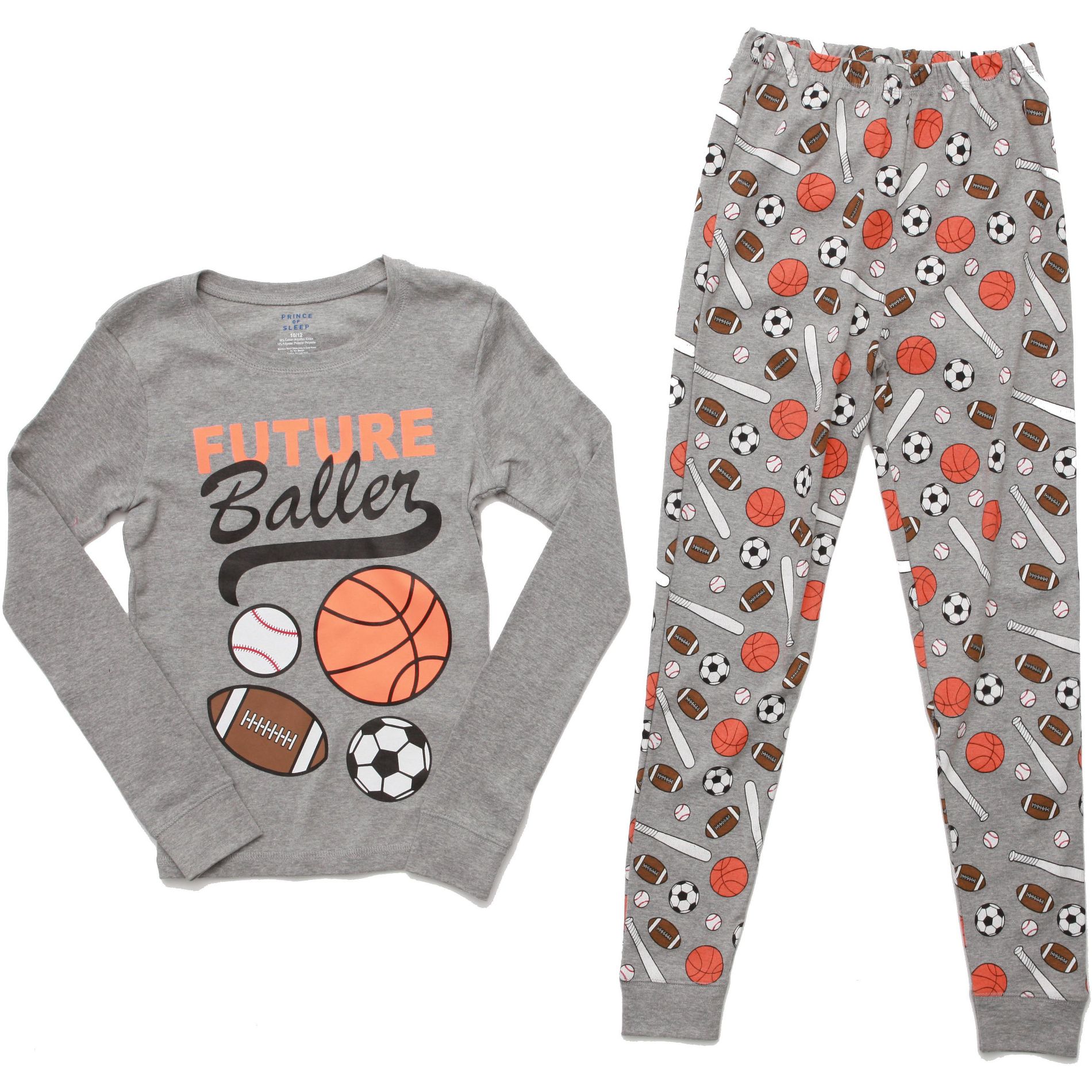Prince of Sleep Boys’ Cotton Pajama Set – Soft 2-Piece Sleepwear for Kids & Toddlers