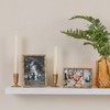Storied Home Metal Bamboo-style Photo Frame, Gold - 2 of 4