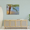 Stupell Industries Sunrise Palm Tree Sky Reflection Canvas Wall Art - 2 of 4