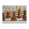 3" Sheesham/Boxwood German Knight on Caramel & Cream Leatherette Board Board Game - 3 of 3