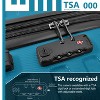 Coolife Luggage Sets 6 Piece Hardside Expandable Suitcases with Two Cosmetic Cases Spinner Wheels TSA Lock,Dark blue - 2 of 4