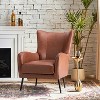 Harpocrates Classic Armchair with wingback and nailhead trim | ARTFUL LIVING DESIGN - 2 of 4