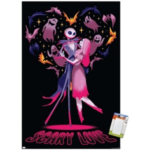Trends International Disney The Nightmare Before Christmas - Scary Love Unframed Wall Poster Prints - 1 of 4