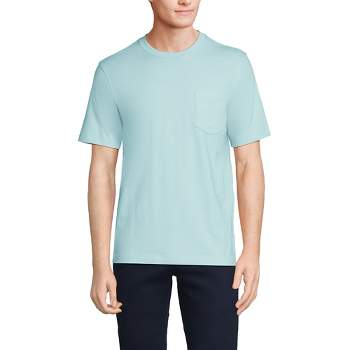 Lands' End Men's Super-T Short Sleeve T-Shirt with Pocket