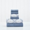 Modern Threads 6 Piece Cotton Jacquard Towel Set, Capri. - image 3 of 4