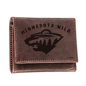 Evergreen Minnesota Wild Crazy Horse Collection Tri-Fold Wallet - 1 of 1
