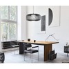 Urban Ambiance Luxury Natural Indoor Pendant,  12''H x 22"W x 22''D,  Black Rattan Finish, UHP4535 - 2 of 4