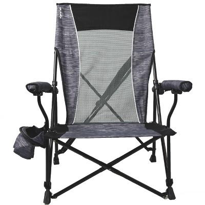 Kijaro Dual Lock Low Profile Hard Arm Chair Hallett Peak Gray Target