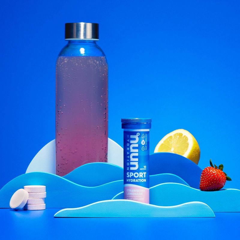 nuun Hydration Sport Drink Vegan Tabs - Strawberry Lemonade - 10ct, 3 of 13