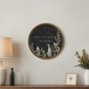 Creative Products Love Brings Us Home 20 x 20 Round Brown Framed Print - 4 of 4