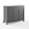 Avery Kitchen Cart - Crosley: Hardwood Brushed Nickel - image 3 of 4