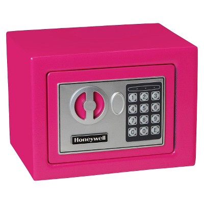 Honeywell Steel Security Safe .17 cu ft  - Pink