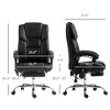PAGED Executive Office Chair 6 Point Vibrating Massage Computer Chair with Reclining Backrest and Padded Armrests, Desk Chair for Office - 3 of 4
