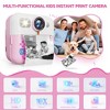 Contixo KC4 Kids Instant Print Camera, 2.4" Screen 1080P HD 16X Zoom MP3 & Games 32GB Card Digital Camera Toy For Boys Girls Age 3-10, Pink Unicorn - 4 of 4
