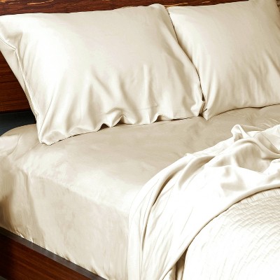 300 Thread Count 100% Rayon from Bamboo Solid Sheet Set - BedVoyage