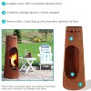 Sunnydaze Outdoor Backyard Patio Steel Santa Fe Wood-Burning Fire Pit Chiminea with Wood Grate - 50" - Rustic Finish - 4 of 4