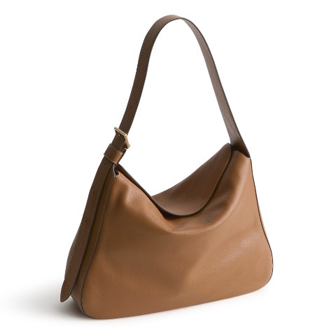 Vera Bradley Women's Leather Tifton Hobo Tote Bag Roasted Pecan