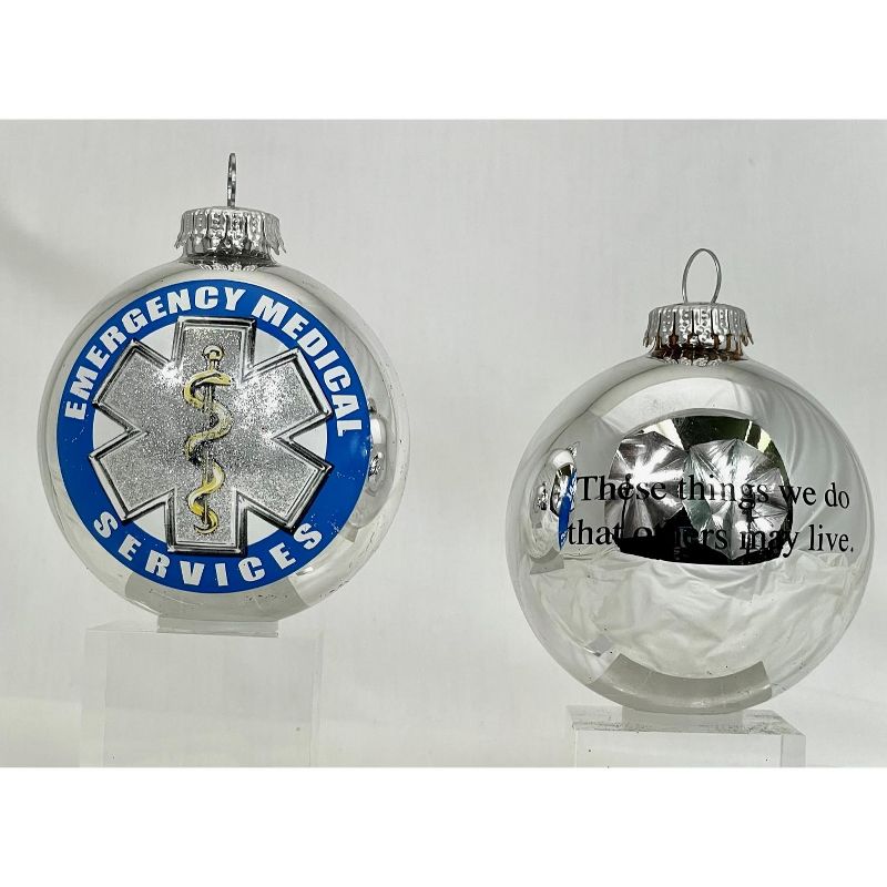 Christmas By Krebs - 80mm / 3.25 inch Decorated Collectible Glass Ball Ornament, 5 of 8