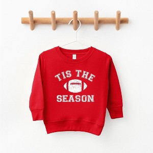 The Juniper Shop Tis The Season Football Youth Ultra-Soft Graphic Sweatshirt - 1 of 3