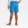 Toddler Boys' Cars Swim Shorts - Blue - 2 of 3