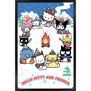Trends International Hello Kitty and Friends: 24 Aspen - Marshmallows Framed Wall Poster Prints - 1 of 4