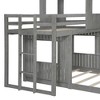 PAGED Metal Housebed Loft Bed Bunk Bed, Twin Size Bed Frame with Ladder and Guardrail for Kids, Teens, Ample Under-bed Space - 4 of 4