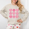 S.W.Smiley Sweethearts Chart Distressed - Women's Graphic Sweatshirt - 3 of 4