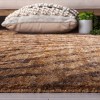 Bohemian BOH224 Hand Knotted Runner Rug  Natural / Black 2'-6" X 8' - Safavieh. - 4 of 4