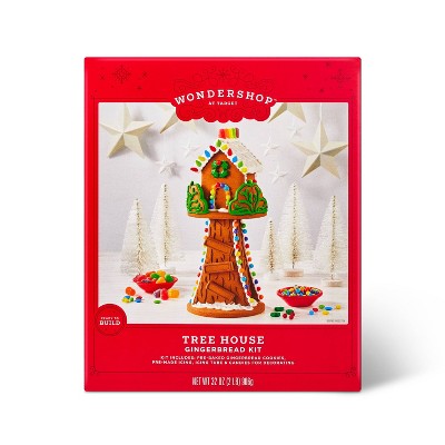 Holiday Tree House Gingerbread House Kit - 32oz - Wondershop™