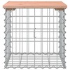 vidaXL Garden Bench Natural wood color, Silver - 3 of 4