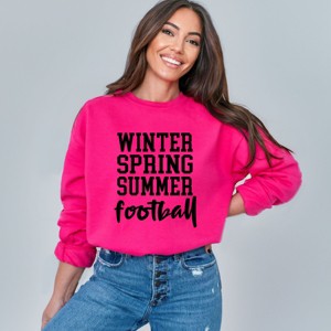 Simply Sage Market Winter Spring Summer Football Sweatshirt - 1 of 4