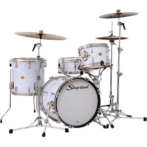 Slingerland Radio King 4-Piece Shell Pack With 18" Bass Drum and Snare White Marine Pearl - 1 of 4