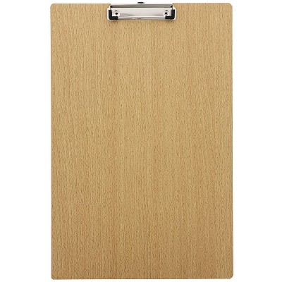 Juvale 6-Pack Wooden Office Clipboard with Metal Low Profile Clip 19 x 12 in