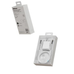 Emerald 20W PD, 2 Port Adapter and 6ft Type-C to Lightning, Fast Charge, Braided Cable for Apple Devices - 1 of 4