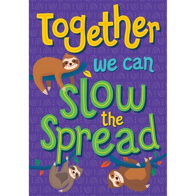 One World Together We Can Slow the Spread Poster - Carson Dellosa