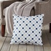 Kensington Garden 20"x20" Oversize Geo Cotton Canvas Square Throw Pillow - 2 of 3