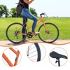 Infurnic Bicycles Road Bike with Adjustable Seat, Mens Womens Trail Commuter City Bike, Orange, 25.2"*39.3"*68.8" - 3 of 4